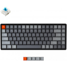   Keychron K2 84 Key Gateron G PRO Blue Hot-Swap RGB Wireless UA Black (K2B2H_KEYCHRON)