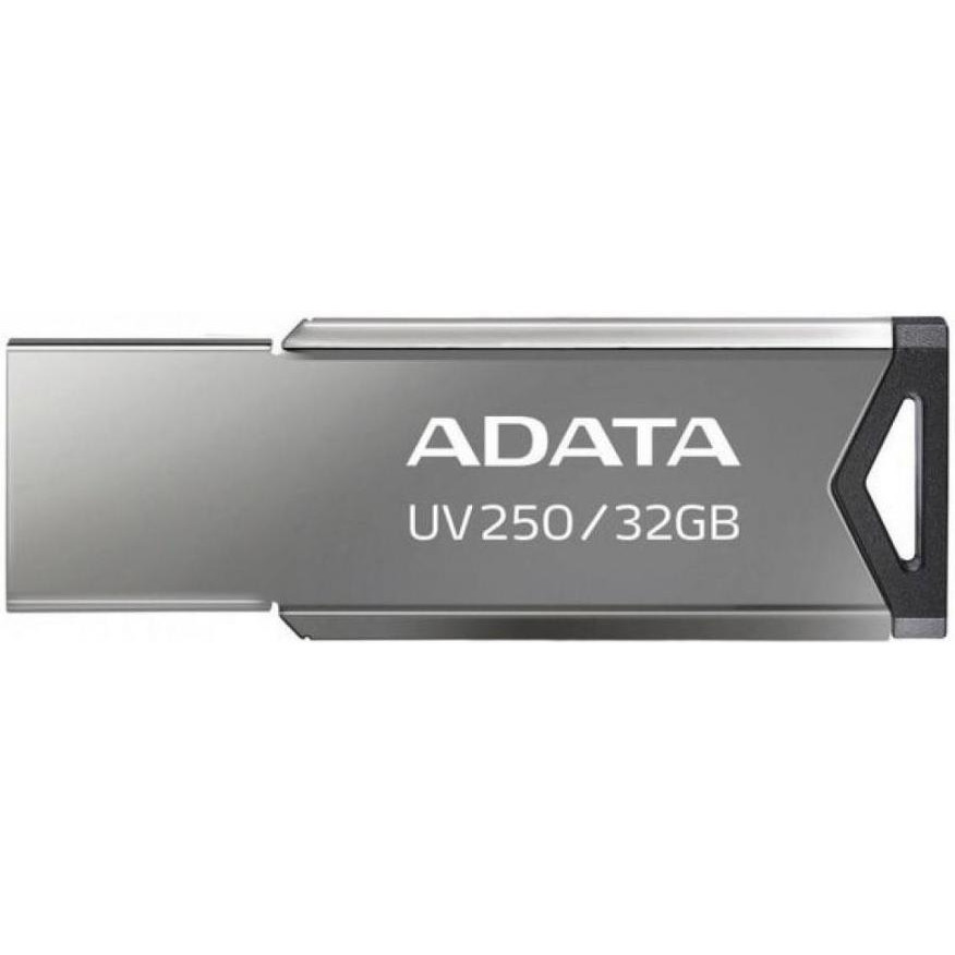 ADATA 32 GB UV250 Metal Black USB 2.0 (AUV250-32G-RBK) - зображення 1