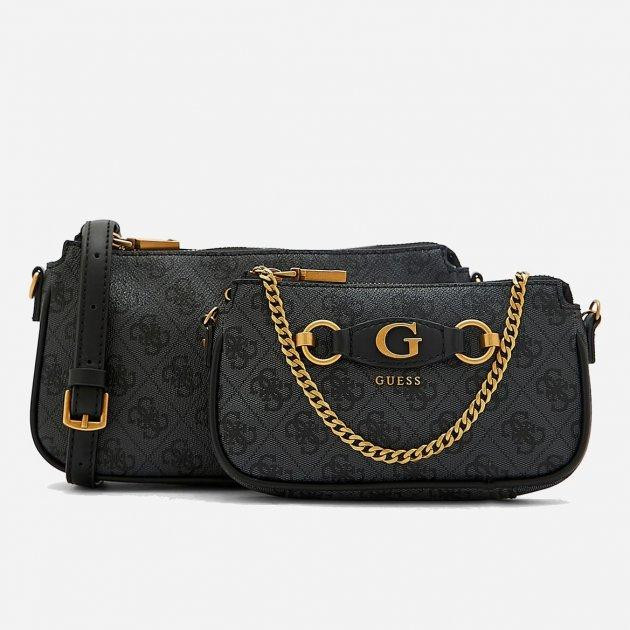 GUESS Сумка-крос-боді жіноча  Izzy Double Pouch 865470-1 Чорна (H2000029769023) - зображення 1