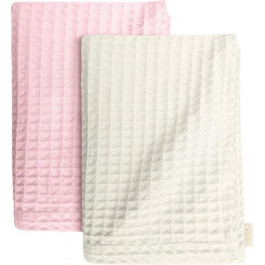   COSAS Набір рушників  Set Towel Squares White 95х130 см + Rose 75х130 см (4822052070895)