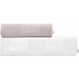   COSAS Набір рушників  Set Towel Squares Coffe 95х130 см + Squares White 75х130 см (4822052070710)