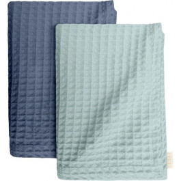   COSAS Набір рушників  Set Towel Blue 95х130 см + Squares Mint 75х130 см (4822052070888)