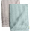 COSAS Набір рушників  Set Towel Squares Mint 95х130 см + Squares Coffe 75х130 см (4822052070864) - зображення 1