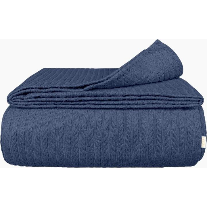 COSAS Покривало вафельне  Waffle 230х240 см Blue (Blanket200_Waffle_Blue) (4822052070444) - зображення 1