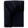 COSAS Простирадло на гумці  сатин Black Satin Чорний 160x200 + 25 см (4822052206171) - зображення 1