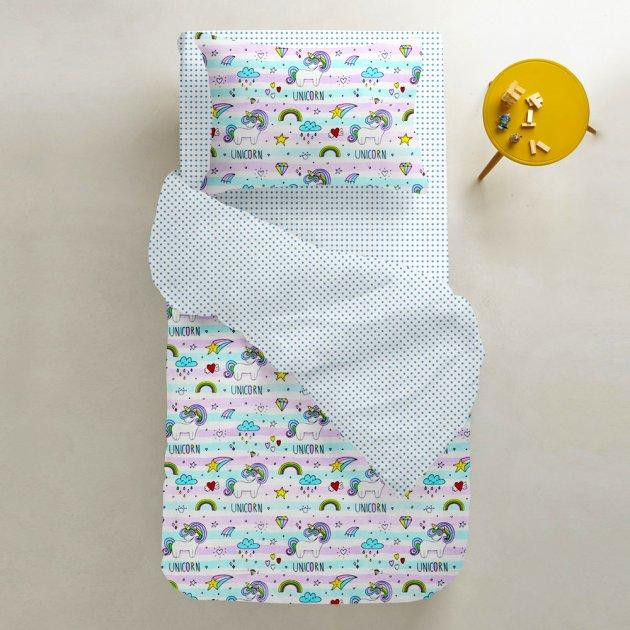 COSAS UNICORN RAINBOW DOTS 110х140 см (4822052045800) - зображення 1