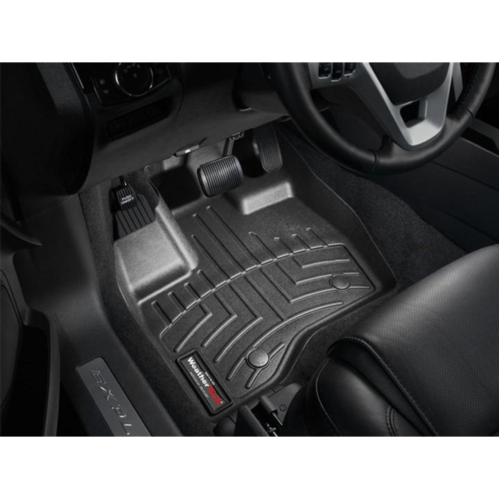 WeatherTech Коврики автомобільні передні WeatherTech 3D лайнери Ford Explorer 2011 - 2014 Чорні (443591a) - зображення 1