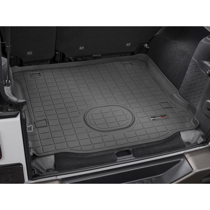 WeatherTech Автокилимок в багажник WeatherTech 3D лайнери Jeep Wrangler (2015-2017) Чорний (40745) - зображення 1