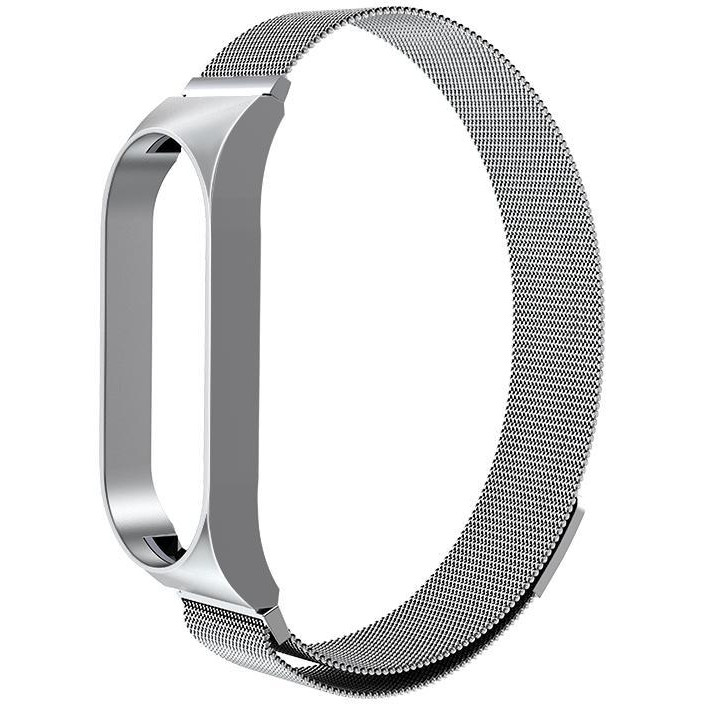 ArmorStandart Ремінець для Xiaomi Mi Band 7  Milanese Magnetic Silver (ARM67849) - зображення 1