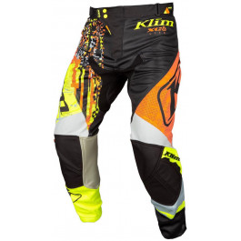   Klim Мотоштаны Klim XC Lite Digital Chaos оранжевый, 34