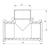 KOER Тройник 1/2'' ВНВ  KF.T06FMF (KF0066) - зображення 2