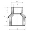 KOER Муфта редукционная НB 25x20 PPR  K0056.PRO (KP0066) - зображення 2