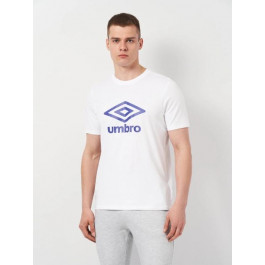   UMBRO Футболка бавовняна чоловіча  Large Logo Tee 66413U-13V L Біла (5063178020770)