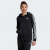 Adidas Чорна жіноча кофта  W 3S FL FZ HD HZ5743 - зображення 1