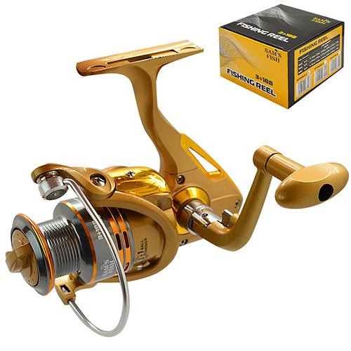 Sam's Fish Reel 3000 / 3+1bb / Gold - зображення 1