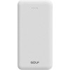 Зовнішній акумулятор (павербанк) GOLF P200 10000mAh 10W White