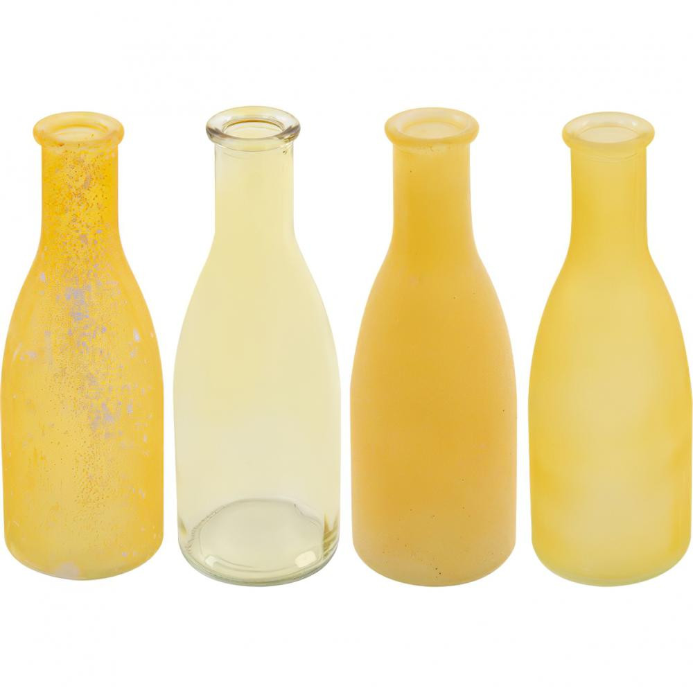 Lefard Ваза Bottle amber 4шт 18х6x26.5 см (804-115) - зображення 1