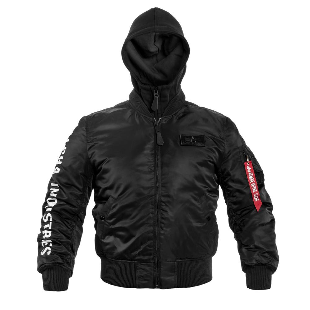 Alpha Industries Куртка  MA-1 D-Tec SE - Black/Reflective L - зображення 1