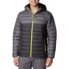 Columbia Куртка  Powder Lite Hooded Jacket - Shark/City Grey S - зображення 1