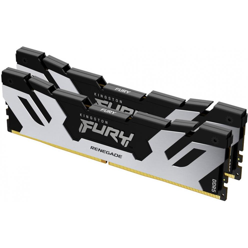 Kingston FURY 32 GB (2x16GB) DDR5 8000 MHz Renegade Silver/Black (KF580C38RSK2-32) - зображення 1