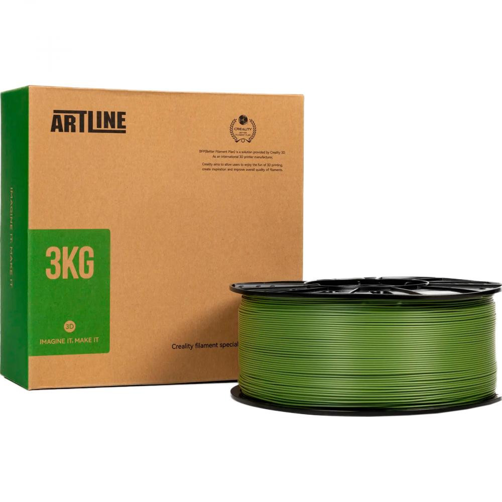 Creality PLA Filament  для 3D принтера 3кг, 1.75мм, темно-зелений (3399010147) - зображення 1