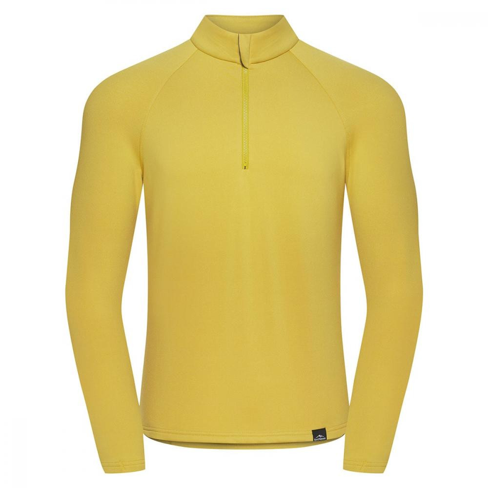 Fjord Nansen Кофта  VIK 1/4 ZIP - Amber Yellow L - зображення 1