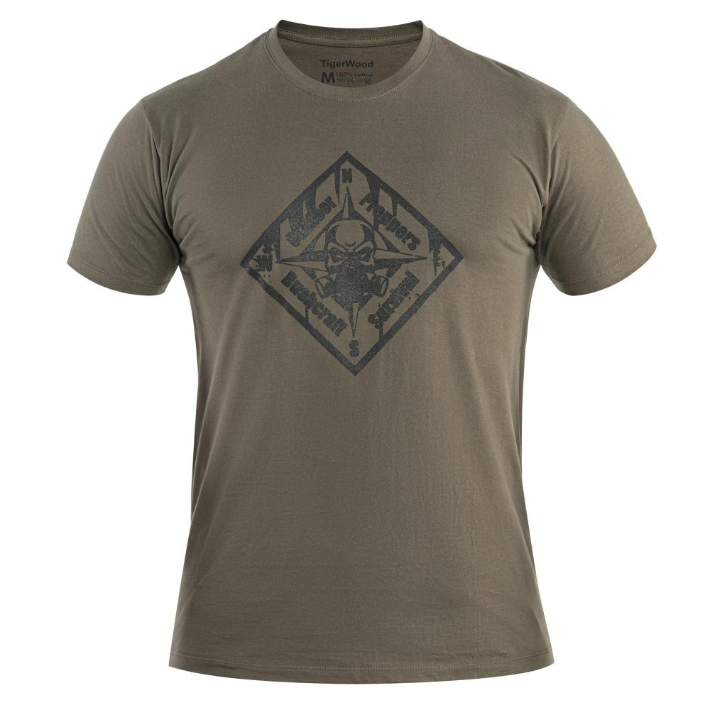 TigerWood Футболка T-shirt  Preppers - Khaki XL - зображення 1