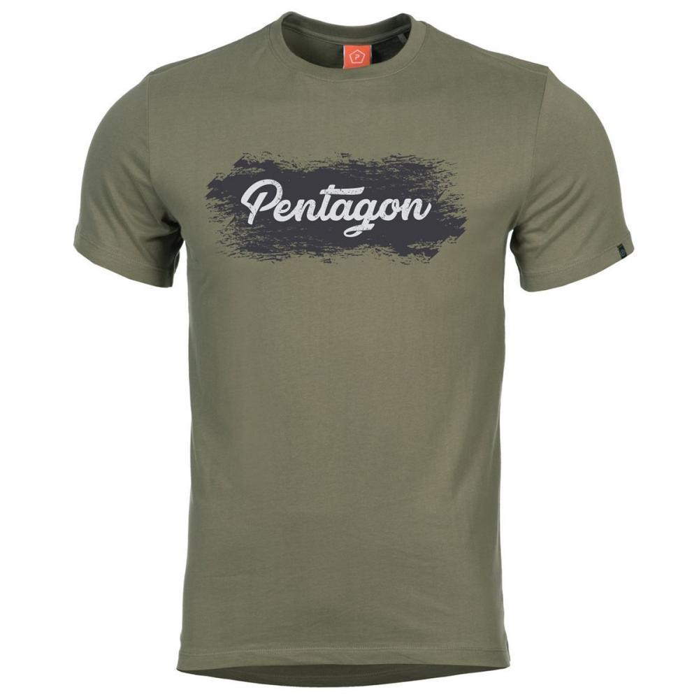 Pentagon Футболка T-Shirt  Grunge - Olive Green S - зображення 1