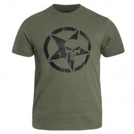   TigerWood Футболка T-Shirt  Punisher Military - Olive L