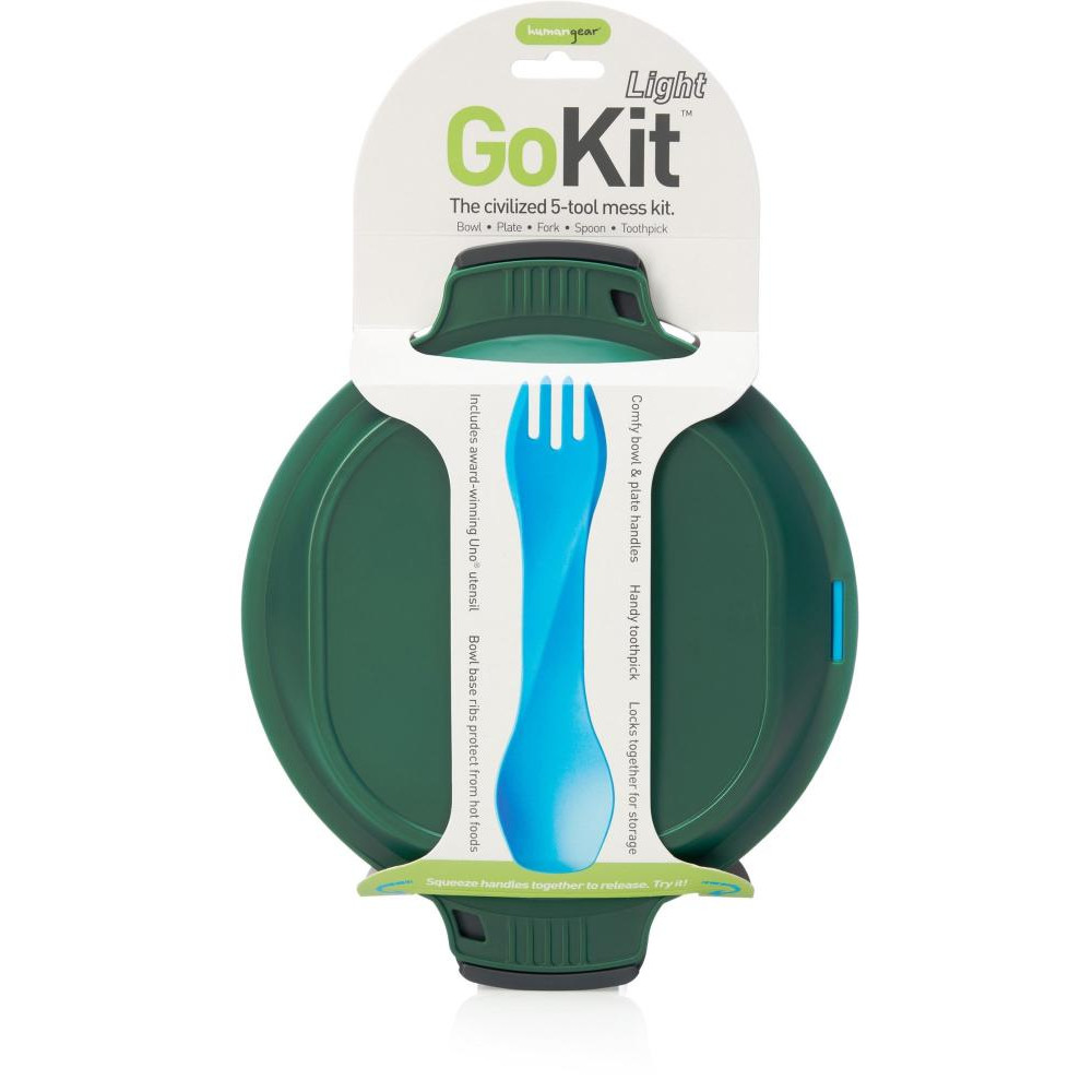 Humangear GoKit Light Mess Kit Charcoal/Green (022.0121) - зображення 1