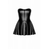 Noir Handmade Сукня  F308 Dreamer wetlook corset mini dress with front zipper Вlack, M (SX0286) - зображення 5