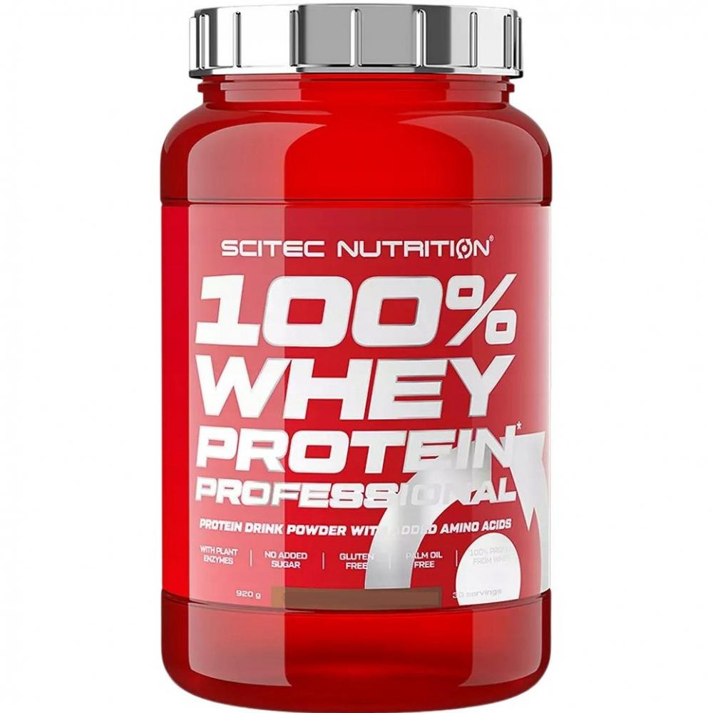 Scitec Nutrition 100% Whey Protein Professional 920 g /30 servings/ White Chocolate - зображення 1