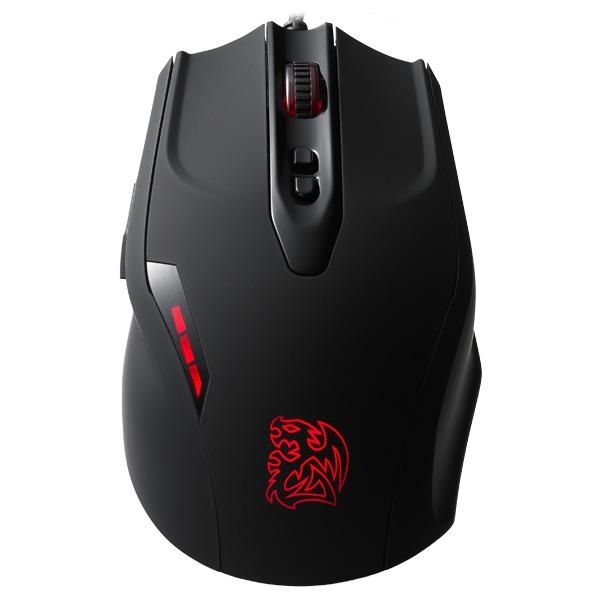 Tt eSPORTS Black Gaming Mouse (MO-BLK002DTA) - зображення 1