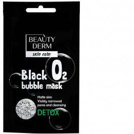   Beauty Derm Пенная маска для лица  Skin Care Intensive O2 Black Bubble Mask, 7 мл (4820185222044)