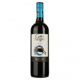   Gato Negro Вино Merlot красное сухое 0.75 л 13% (7804300120603)