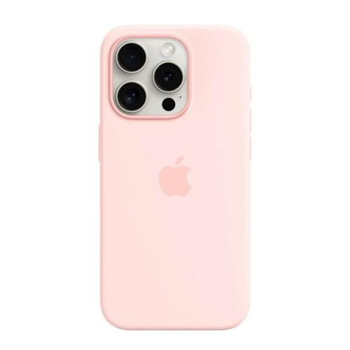 Borofone Silicone Full Case AAA MagSafe IC for iPhone 15 Pro Pink (Orig15PPink) - зображення 1