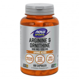   Now L-Arginine & Ornithine 500/250 mg 100 caps