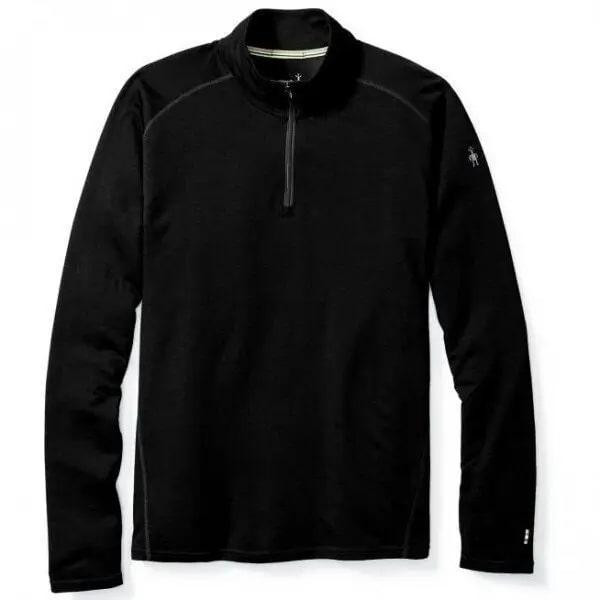 Smartwool Термокофта  Merino 150 Baselayer 1/4 Zip Black (SW 14070.001) XL - зображення 1