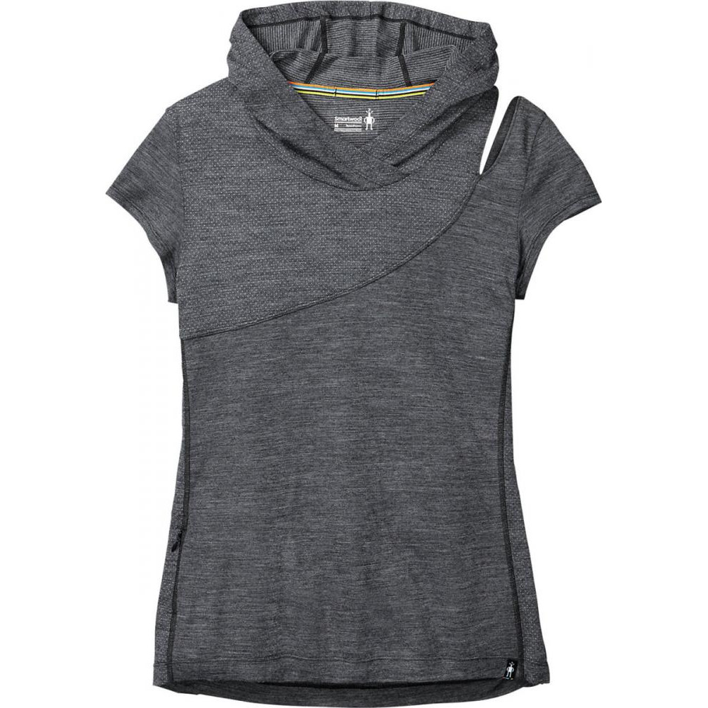 Smartwool Жіноча термофутболка-худі  Everyday Exploration Hooded Tee Charcoal (SW 00259.003) XS - зображення 1