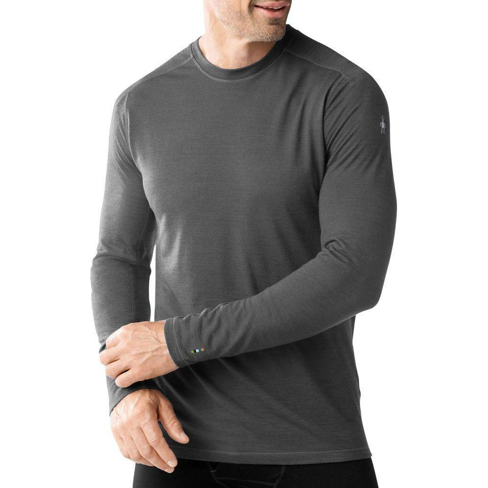 Smartwool Термокофта  Men's PhD Ultra Light Long Sleeve Charcoal (SW 16097.003) розмір S - зображення 1