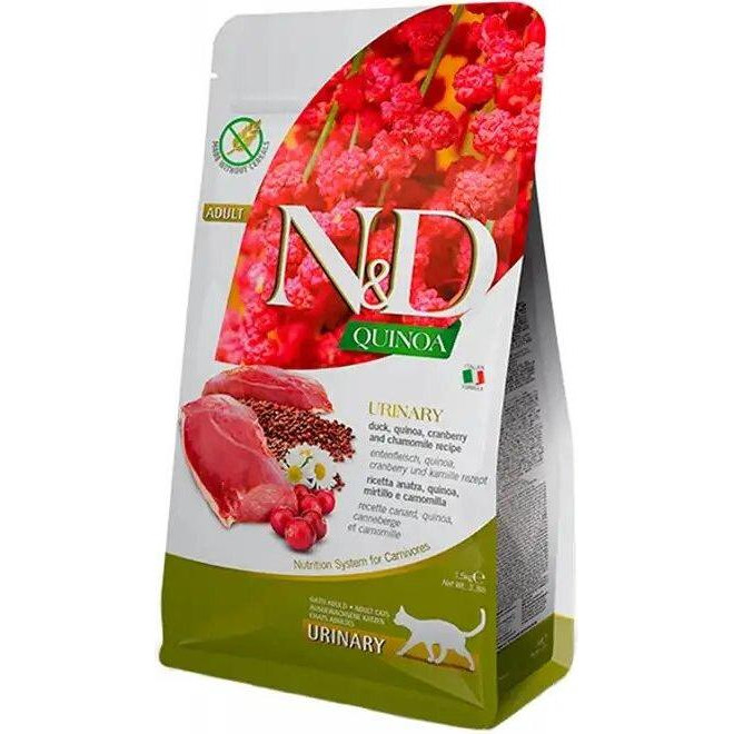 Farmina N&D Quinoa Urinary Duck & Cranberry Adult 1,5 кг 179468 - зображення 1