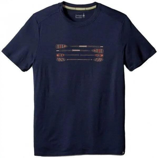 Smartwool Футболка  Merino 150 Paddles and Oars Tee Deep Navy (SW 16047.092) S - зображення 1