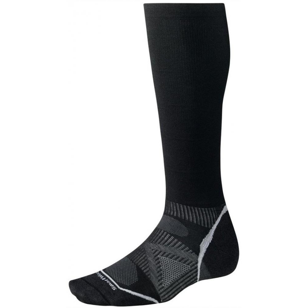 Smartwool Термошкарпетки  Men's PhD Ski Graduated Compression Ultra Light Black (SW SW001.001) розмір M - зображення 1