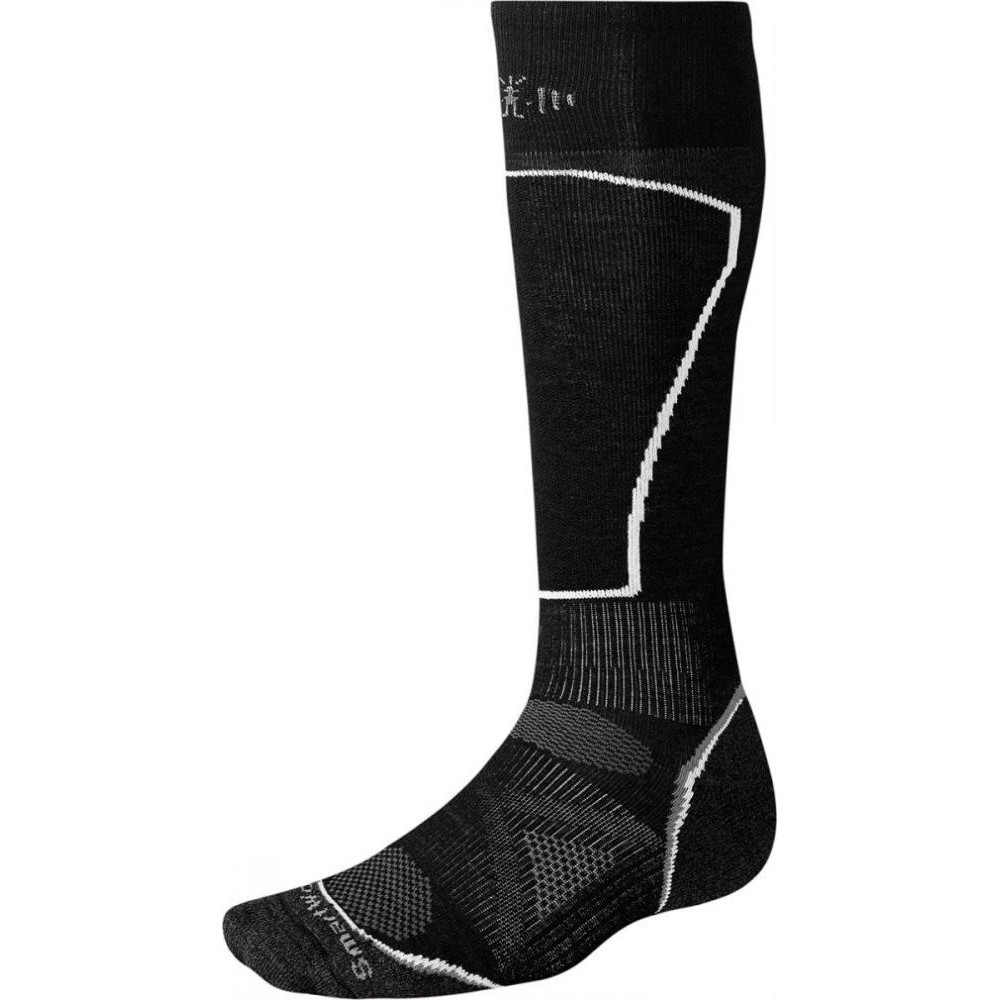 Smartwool Термошкарпетки  Men's PhD Ski Light Black (SW SW005.001) розмір XL - зображення 1