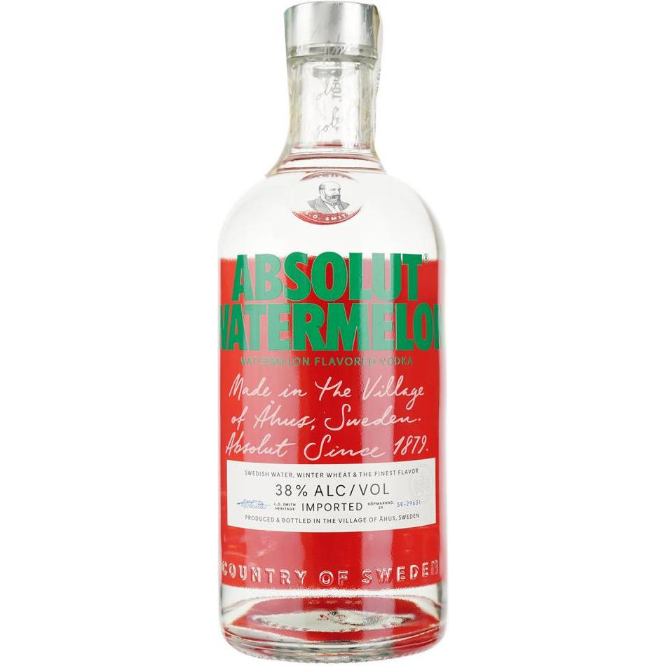 Absolut Горілка  Watermelon 38%, 700 мл (7312040552726) - зображення 1