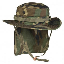   Mil-Tec Капелюх  British R/S Boonie with Neck Flap - Woodland