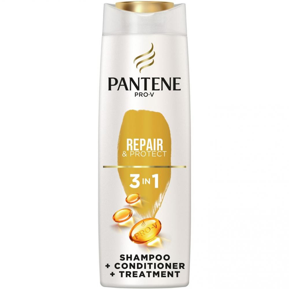 Pantene Pro-v Шампунь для волос  Pro-V 3 in 1 Intensive Repair 400 мл (8001090582607) - зображення 1