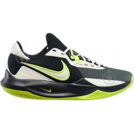   Nike Чоловічі кросівки для баскетболу  Precision VI DD9535-009 45 (11US) 29 см BLACK/VOLT-SAIL (196969291