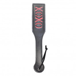 DS Fetish Шлепавка чорна квадратна OXOX PADDLE 31,5 см (282411001)