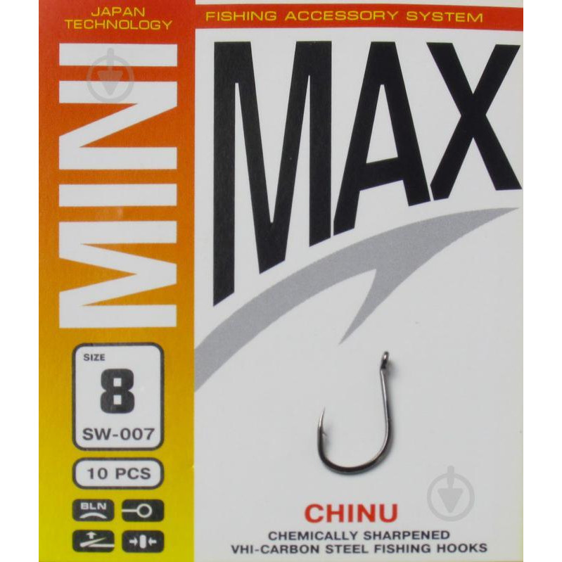 MiniMax Hook Chinu SW-007 №10 (10pcs) - зображення 1